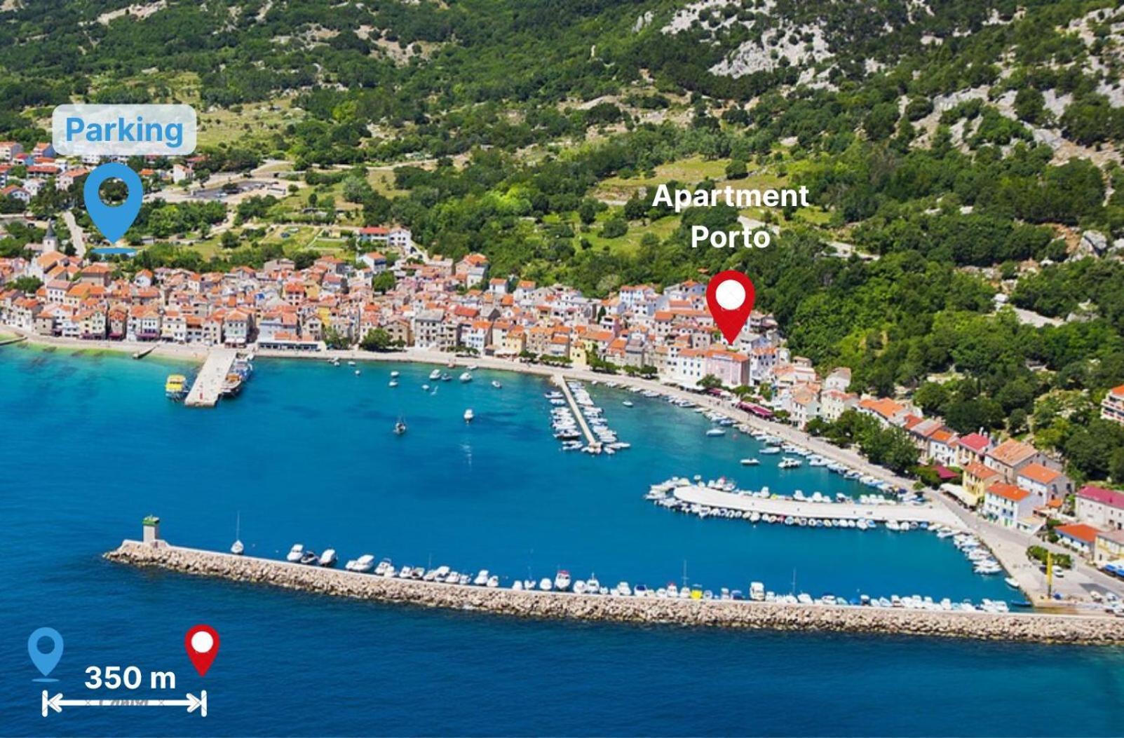 Apartment Porto With Terrace Baška Εξωτερικό φωτογραφία